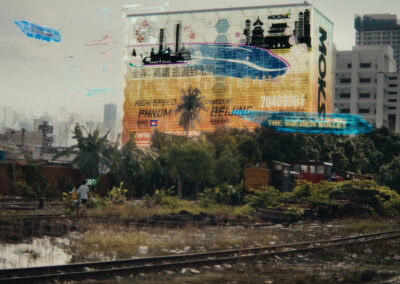 Still from Karmalink, produced by film producer Valerie Steinberg.