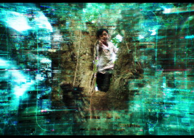 Still from Karmalink, produced by film producer Valerie Steinberg.