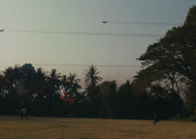 Still from Karmalink, produced by film producer Valerie Steinberg.