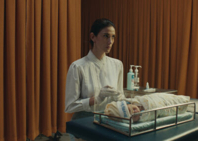 Still from Karmalink, produced by film producer Valerie Steinberg.