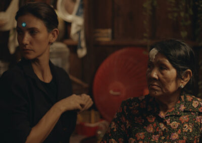 Still from Karmalink, produced by film producer Valerie Steinberg.