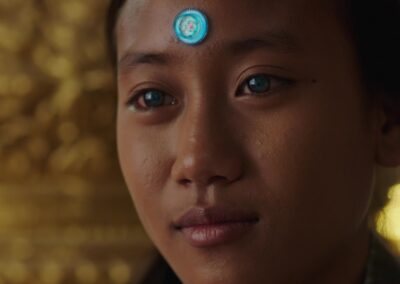 Still from Karmalink, produced by film producer Valerie Steinberg.