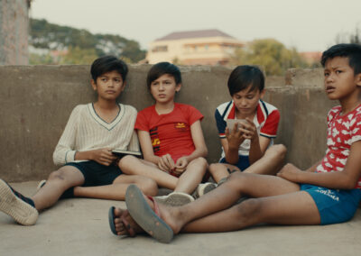 Still from Karmalink, produced by film producer Valerie Steinberg.