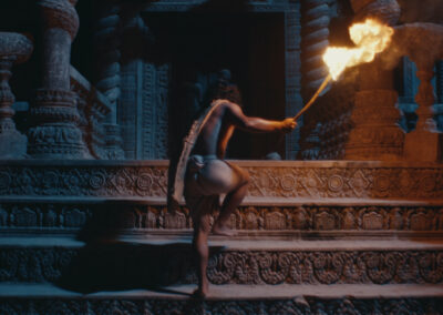 Still from Karmalink, produced by film producer Valerie Steinberg.