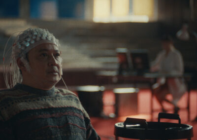 Still from Karmalink, produced by film producer Valerie Steinberg.